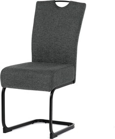 Jídelní židle, šedá, látka, DCL-E2008 GREY2