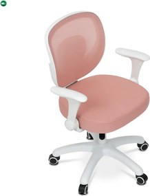 Gyerek Forgószék, Magasságállítás, Rózsaszín Hálós. KA-K1062 PINK