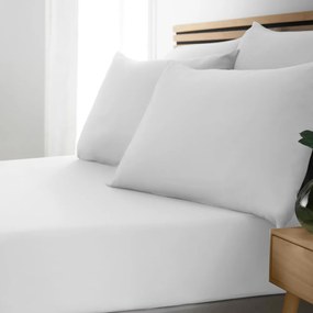 Fehér gumis lepedő 90x190 cm So Soft Easy Iron – Catherine Lansfield