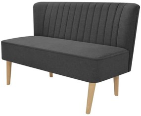 sötétszürke szövetkanapé 117 x 55,5 x 77 cm
