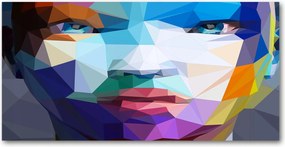 Fotó-üvegkép Absztrakt nő 140x70