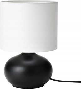 Ikea Tvarfot Asztali lámpa, fekete/fehér, E14