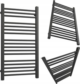 Fürdőszobai Létrás Radiátor 1120/550 Fekete Matt