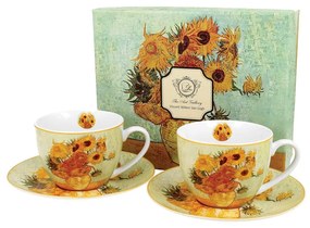 Porcelán csésze - 280ml - Van Gogh: Napraforgók