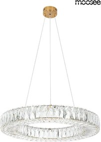 KING HOME MSE010100352 ALLISA Kristály Függesztett Lámpa Fehér, Arany LED IP20