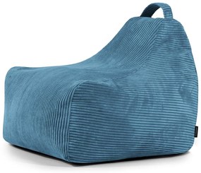 Kék kordbársony gyerek babzsákfotel Game Amuse – SLOWDOWN