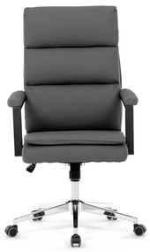 Irodai szék szürke műbőrrel. KA-D8104 GREY
