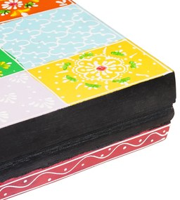 fali polcok 2 db 100x20x6 cm tömör mangófából
