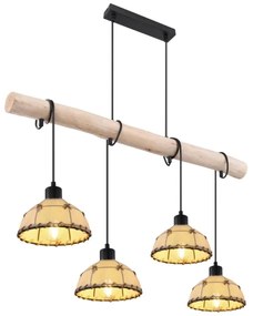 Globo 15442-4H - Csillár zsinóron REX 4xE27/60W/230V