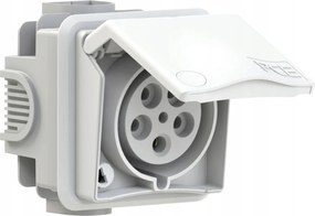 Beépített süllyesztett átmenő aljzat Design sorozat 32A 3P+Z+N 400V IP44