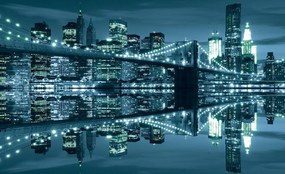 Fotótapéta - New York és a Brooklyn Bridge (152,5x104 cm)