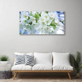 Üvegkép Virág falevelek Nature 125x50 cm