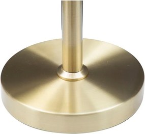 Fehér-aranyszínű asztali lámpa üveg búrával (magasság 74 cm) Glamy – Mauro Ferretti