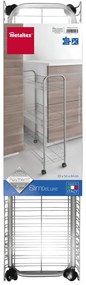 Ascona Slim De Luxe háromszintes görgős polc, magasság 84 cm - Metaltex