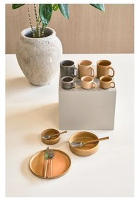 Fjord 2 db-os bézs porcelán bögre szett, 100 ml - Villa Collection