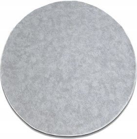 Serenade Szőnyeg kerek 100 ezüst sima puha @76397