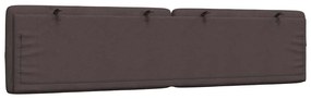 sötétbarna szövet fejtámla párna 200 cm