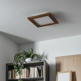 Eglo - LED dimmelhető SALOBRENA 2 panel 16W/230V barna