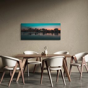 Nagy város képe (120x50 cm)