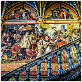 Poszterek 30x30 Gyönyörű falfestmény