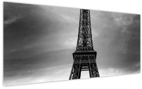 Kép - Rózsaszín autó Párizsban (120x50 cm)