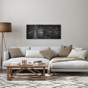 Kép - szerelem, számok (120x50 cm)