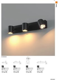 Redo 04-467 - Spotlámpa CAMEO 1xGU10/35W/230V