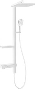 Mexen Roar felületi zuhanykészlet esőztetővel és csappal, fehér - 78105-20