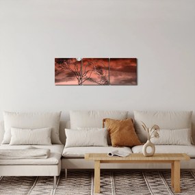 Kép - Hold megvilágítja az éjszakát (órával) (90x30 cm)