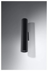 Castro II fekete falilámpa - Sollux