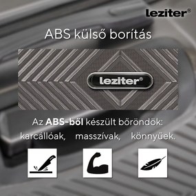 TraveLux Pro kabinbőrönd keményfedeles levehető kerékkel 50x40x20 cm szürke