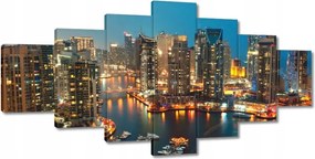 Festmények 210x100 Dubai éjszaka