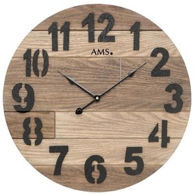 Fából készült óra AMS 9569