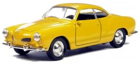 Fém autó modell - Nex 1:34 - Volkswagen Karmann Ghia Coupe Sárga: sárga
