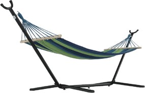 Függőágy, türkiz/kék/zöld, EVANA NEW -  Állvány nélkül