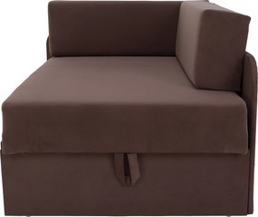Kinyitható heverő, barna Taupe, MONTES UNI