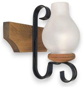 Fali lámpa VELA 1xE14/40W/230V bükkfa