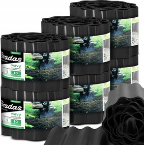 Kerti Gyepszegély 10 cm 54 m Hullámos Műanyag Rugalmas Us-p