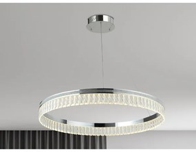 LED dimmelhető kábelre függesztett kristálycsillár THALIA LED/55W/230V 3000-6000K + távirányító