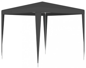 antracitszürke rendezvénysátor 2,5 x 2,5 m 90 g/m²