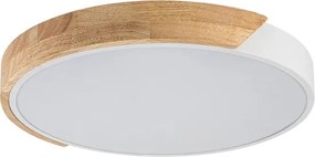 Rabalux 71419 - LED mennyezeti lámpa MAPLE2 40W/230V 3000/4000/6500K fehér/tölgy Ø61 cm