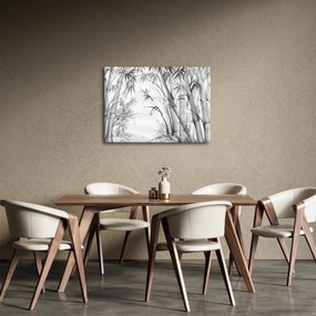 Kép - Bambusz erdő (70x50 cm)