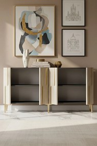 Nota 150 - Anthracite, Travertine, Gold