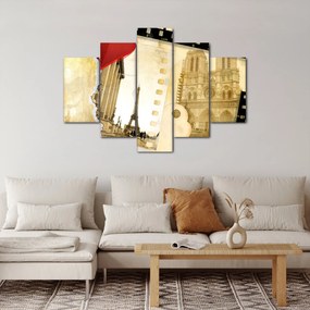 Kép - Párizs emlékei (150x105 cm)