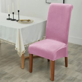 Magastámlás, hosszú székhuzat (bársonyos, rugalmas, mosható, rózsaszín)