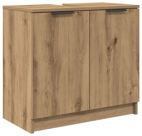 vidaXL Fürdőszoba bútor szett fiókkal 5 pcs Artisan tölgy Faanyag