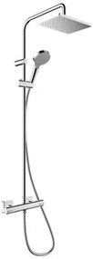 Hansgrohe Vernis Shape zuhanyrendszer termosztatikus csapteleppel króm 26097000