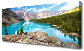 Canvas kép Mountain Lake Nature 100x50 cm
