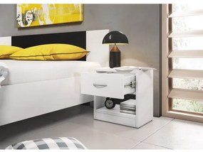 NED éjjeliszekrény, fehér