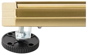 REA-G2714 - NEOX SLIM 70 cm zuhanyfolyóka, rozsdamentes acél/szálcsiszolt arany